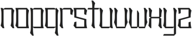 Sengklec Extra Light Expanded otf (200) Font LOWERCASE