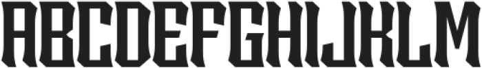 Sengklec Medium Condensed otf (500) Font UPPERCASE