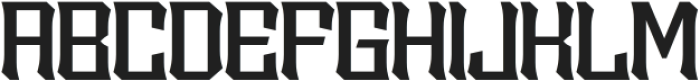 Sengklec Medium Expanded otf (500) Font UPPERCASE