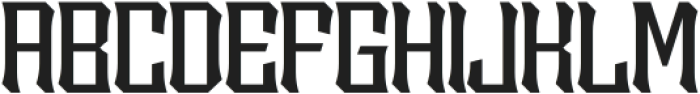 Sengklec Regular otf (400) Font UPPERCASE