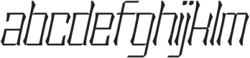 Sengklec Thin Expanded Italic otf (100) FONT