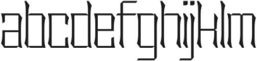 Sengklec Thin Expanded otf (100) FONT
