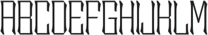 Sengklec Thin otf (100) Font UPPERCASE