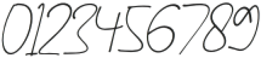 Senja Italic otf (400) Font OTHER CHARS