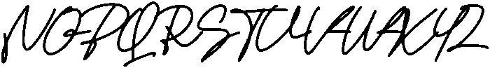 Senja otf (400) Font UPPERCASE