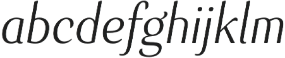 Senlot Cond Light Italic otf (300) Font LOWERCASE