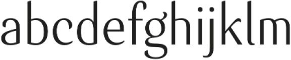 Senlot Cond Light otf (300) Font LOWERCASE