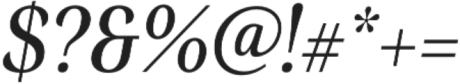 Senlot Cond Medium Italic otf (500) Font OTHER CHARS