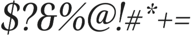 Senlot Cond Regular Italic otf (400) Font OTHER CHARS