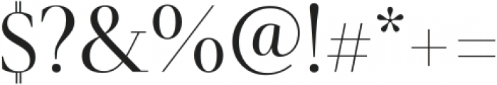 Senlot Didone Norm Regular otf (400) Font OTHER CHARS