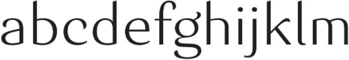 Senlot Ext Light otf (300) Font LOWERCASE