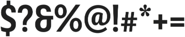 Senlot Sans Cond Bold otf (700) Font OTHER CHARS