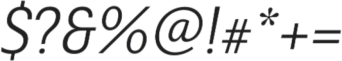 Senlot Sans Ext Light Italic otf (300) Font OTHER CHARS