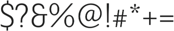Senlot Sans Norm Thin otf (100) Font OTHER CHARS
