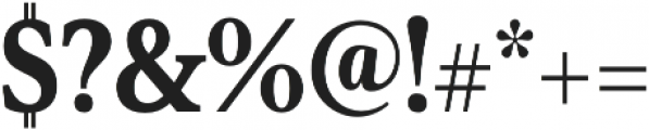 Senlot Serif Cond Black otf (900) Font OTHER CHARS
