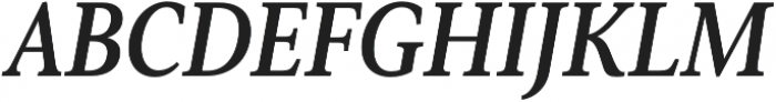 Senlot Serif Cond Bold Italic otf (700) Font UPPERCASE