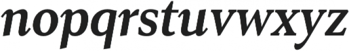 Senlot Serif Cond Bold Italic otf (700) Font LOWERCASE