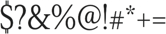Senlot Serif Cond Book otf (400) Font OTHER CHARS