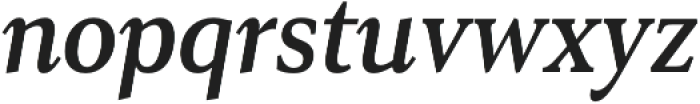 Senlot Serif Cond Demi Italic otf (400) Font LOWERCASE