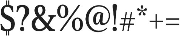 Senlot Serif Cond Demi otf (400) Font OTHER CHARS