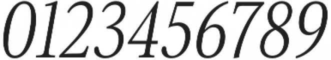 Senlot Serif Cond Light Italic otf (300) Font OTHER CHARS