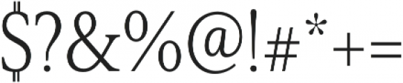 Senlot Serif Cond Light otf (300) Font OTHER CHARS