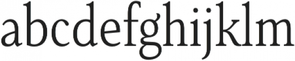 Senlot Serif Cond Light otf (300) Font LOWERCASE