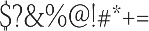 Senlot Serif Cond Thin otf (100) Font OTHER CHARS