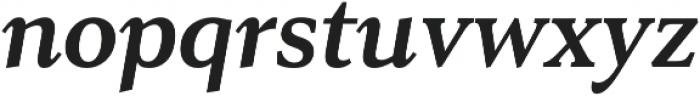 Senlot Serif Ext Bold Italic otf (700) Font LOWERCASE