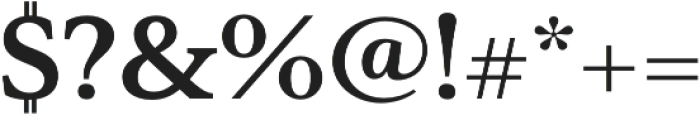 Senlot Serif Ext ExBold otf (700) Font OTHER CHARS