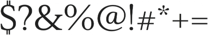 Senlot Serif Ext Regular otf (400) Font OTHER CHARS
