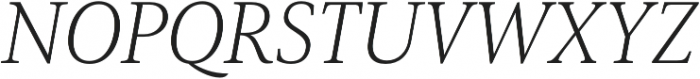 Senlot Serif Ext Thin Italic otf (100) Font UPPERCASE