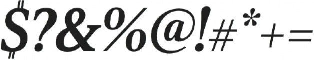 Senlot Serif Norm Black Italic otf (900) Font OTHER CHARS