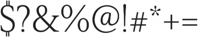 Senlot Serif Norm Light otf (300) Font OTHER CHARS