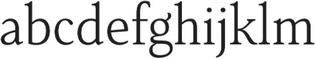 Senlot Serif Norm Light otf (300) Font LOWERCASE