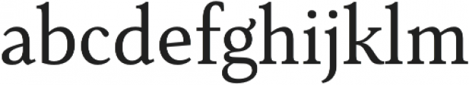 Senlot Serif Norm Regular otf (400) Font LOWERCASE