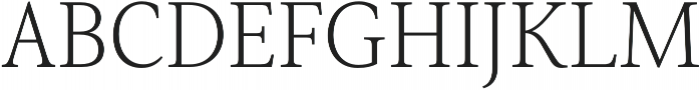 Senlot Serif Norm Thin otf (100) Font UPPERCASE