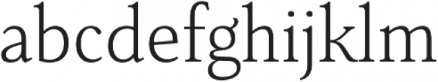 Senlot Serif Norm Thin otf (100) Font LOWERCASE