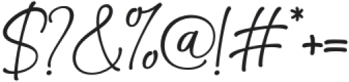 Senolia-Regular otf (400) Font OTHER CHARS