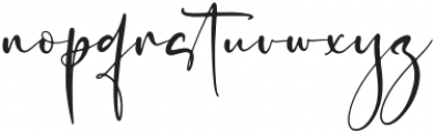 Senorita Signature otf (400) Font LOWERCASE
