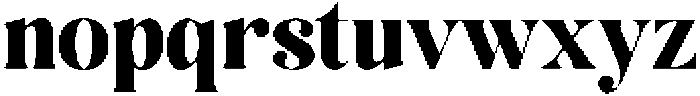 Senorita otf (400) Font LOWERCASE