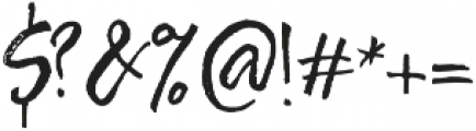 Senorita script otf (400) Font OTHER CHARS