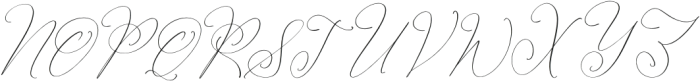 Senorytta Italic otf (400) Font UPPERCASE
