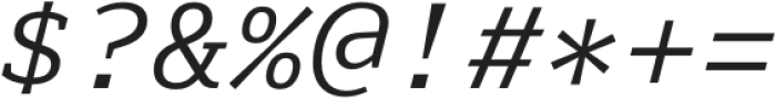 Senpai Coder Italic otf (400) Font OTHER CHARS