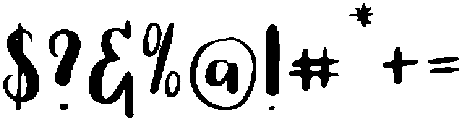 Sensation otf (400) Font OTHER CHARS