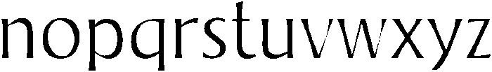 Sensation otf (400) Font LOWERCASE
