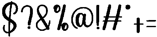 Sensational Regular otf (400) Font OTHER CHARS