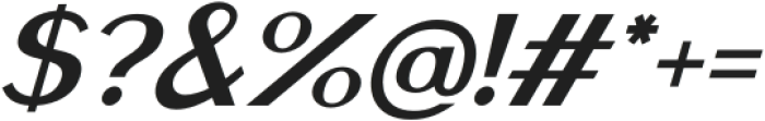 SentaSans Italic otf (400) Font OTHER CHARS