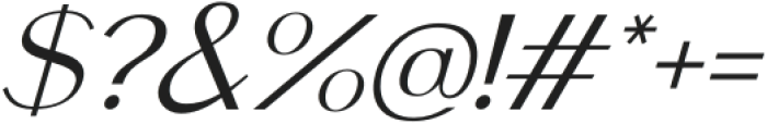 SentaSans Light Italic otf (300) Font OTHER CHARS