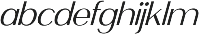 SentaSans Light italic ttf (300) Font LOWERCASE